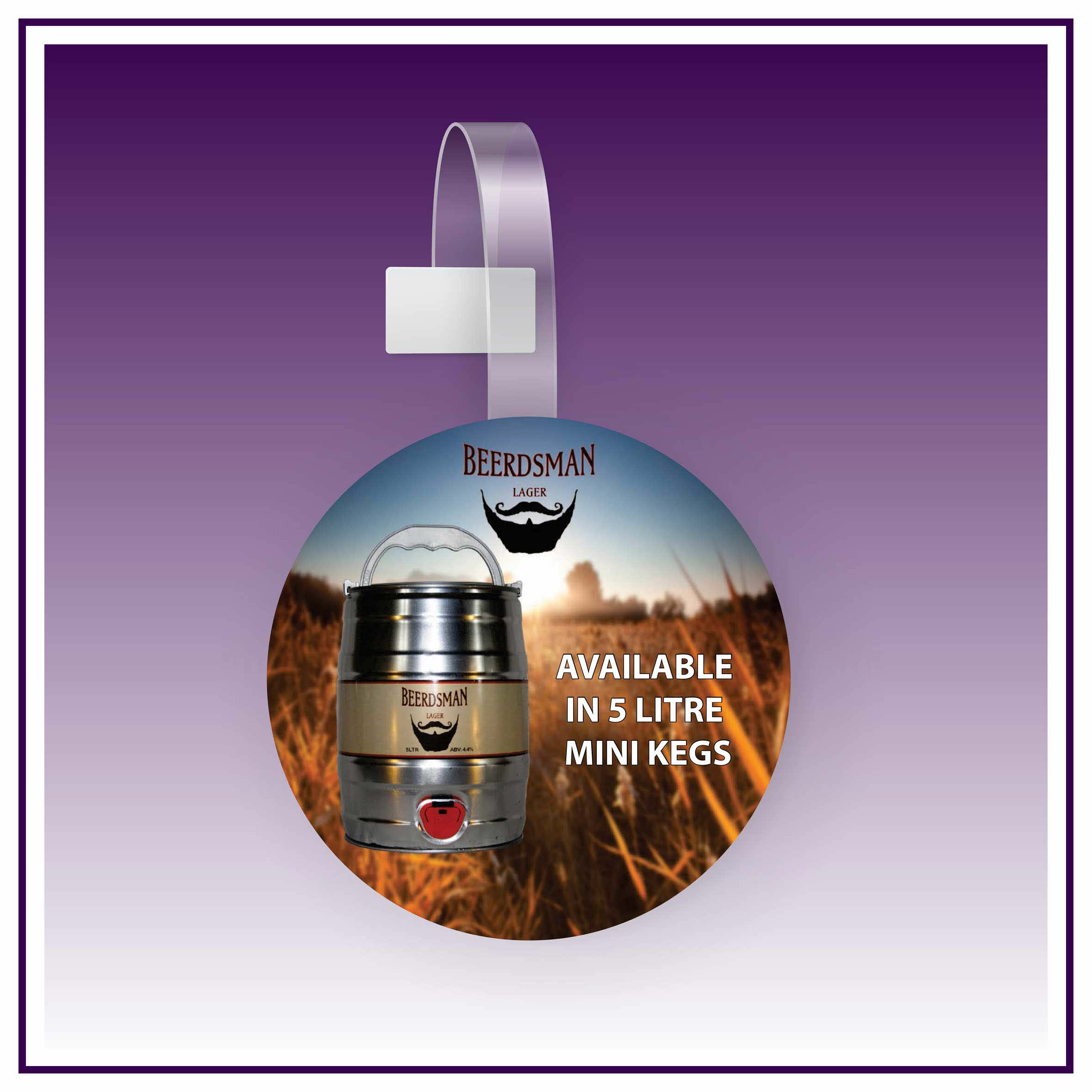 75mm Diameter Custom Shelf Wobblers